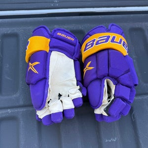 Reverse Retro La Kings Bauer Vapor 2X Pro Gloves 14" Pro Stock (New)