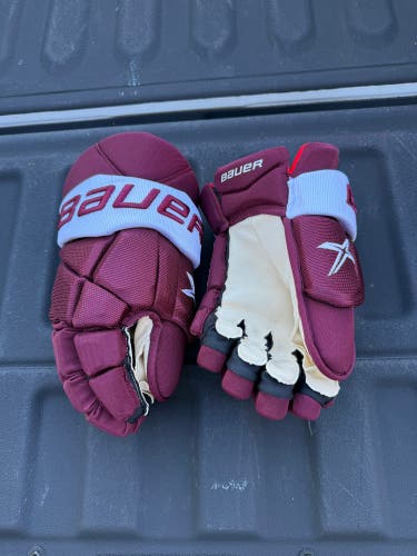 Rare Colorado Avalanche reverse retro gloves bauer Vapor 2X Pro Gloves 14" Pro Stock (New)