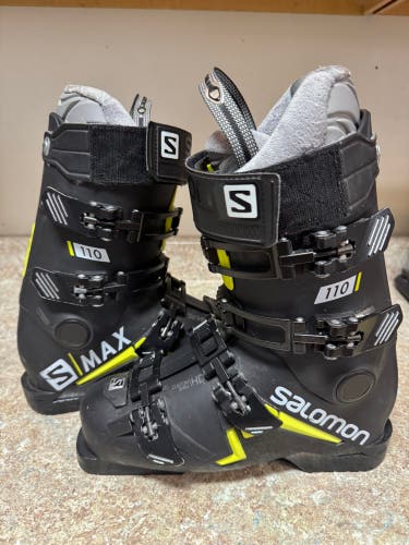 Salomon S/Max 110 All Mountain Ski Boots 260 265 Mondo 26 & 26.5 S MAX