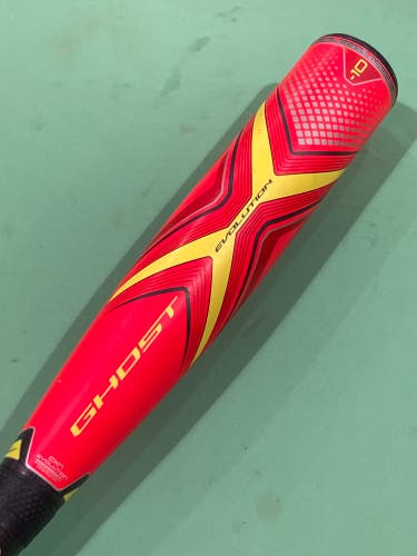 2019 Easton Ghost X Evolution Composite Bat USABat Certified (-10) Composite 19 oz 29" (Used)