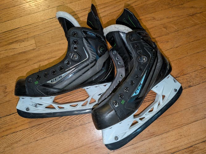 2019 CCM Ribcor 50k Pump Hockey Skates Regular Width Size 5 (Used)