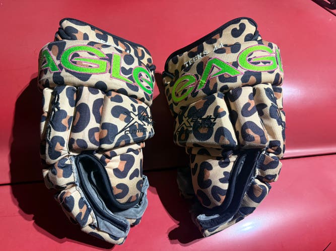 Eagle X844 Gloves 15" Custom Cheetah Print
