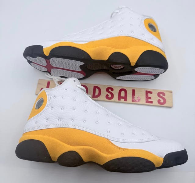 Nike Air Jordan 13 Retro Del Sol Yellow White Black 414571  display picture 1