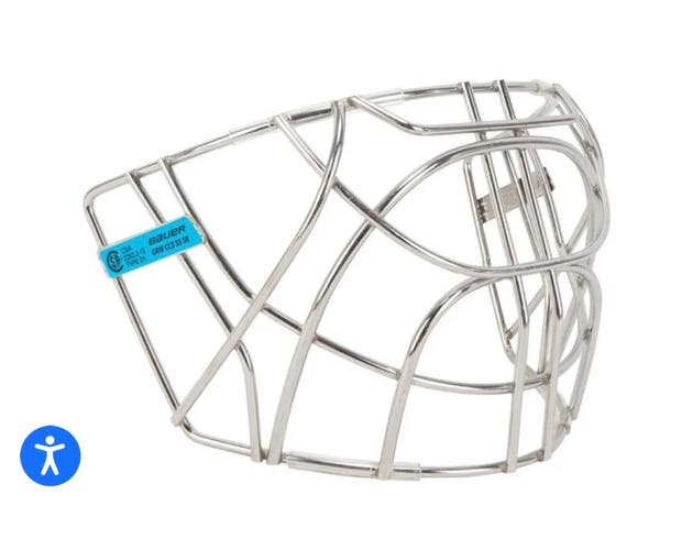 Senior Large 2025 Bauer certified cat eye Goalie cage (New)