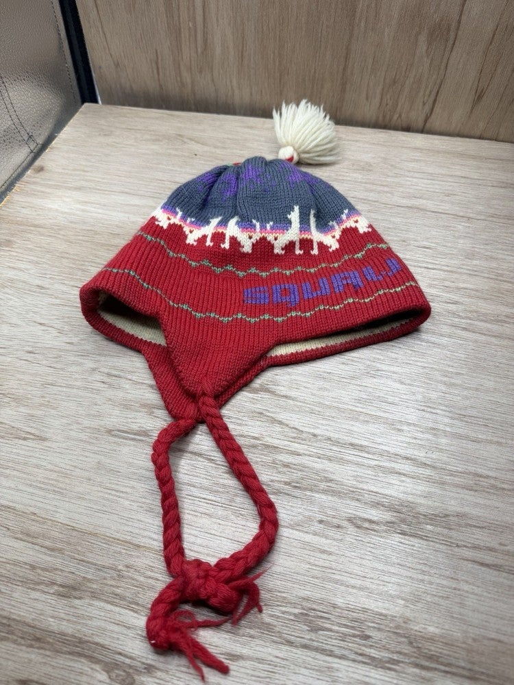 Arcteryx Cozy Knit Pom-Pom beanie Arcteryx Mini Stripe Banner Toque Beanie Knit Cap Green  main image 2