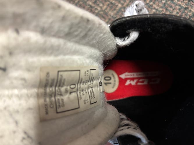 CCM JetSpeed FT345 Hockey Skates 10 (Used)