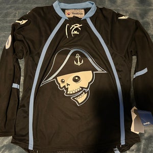 Black AHL Milwaukee Admirals Miroslav Svoboda Medium Adult Unisex Reebok Jersey (New)