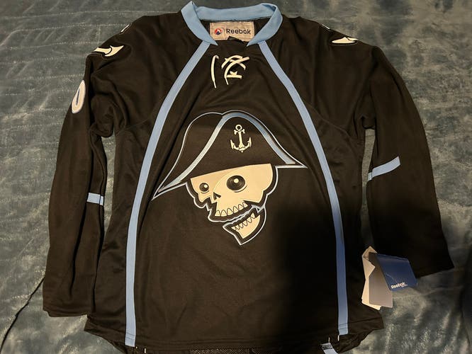 Black AHL Milwaukee Admirals Miroslav Svoboda Medium Adult Unisex Reebok Jersey (New)