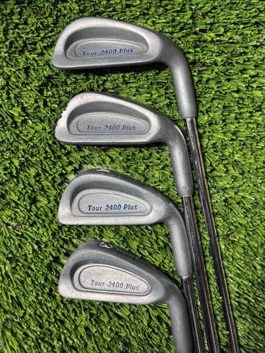 Dunlop Tour 2400 Plus Golf Club Iron Set 3, 4, 8, 9 Irons Ladies Flex Right Hand