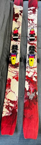 2022 Moment Wildcat Tour 190 cm Powder Skis With Cast Bindings Pivot 18 (Used)