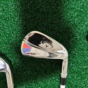 Callaway Apex MB 18 / Apex Pro 19 combo Right Handed Iron Set Stiff Flex (7 clubs)