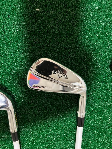 Men's Callaway Apex MB 18 / Apex Pro 19 Right Handed Iron Set Stiff Flex (4 Clubs) #7 - #9, PW