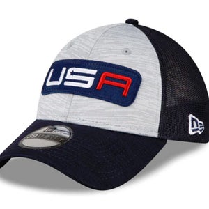 NEW Men's New Era Gray/Navy 2023 Ryder Cup Friday Round 39THIRTY Fitted S/M