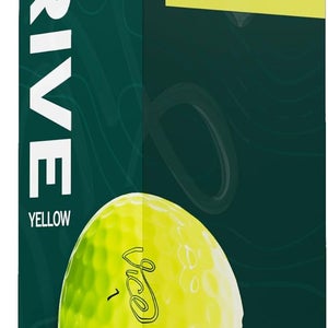 Vice Golf Drive Golf Balls (Yellow, 3pk) 1 Sleeve 2025 NEW