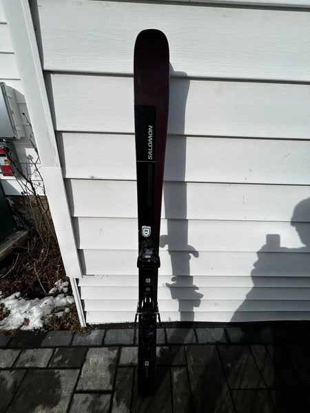 Men's 2023 Salomon Stance 90 168 cm All Mountain Skis With Bindings Max Din 11 (Used)