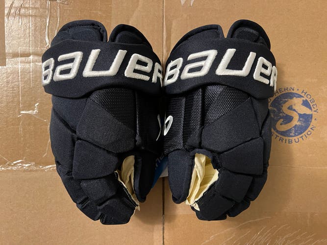 Colorado Avalanche Navy Blue Bauer Hyperlite Gloves 13”