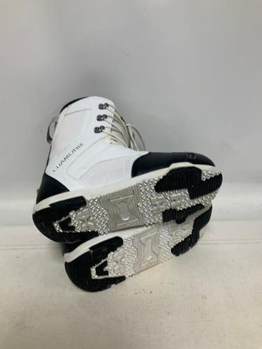 Used Chamonix WHITE Mens Snowboard Boots White Senior 12 11823-S000036770