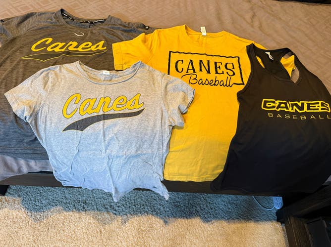 Medium Canes Women's Shirts x 4 (Used)