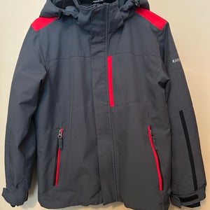 Gray Unisex Youth Size 14 Karbon Ski Jacket (Used)