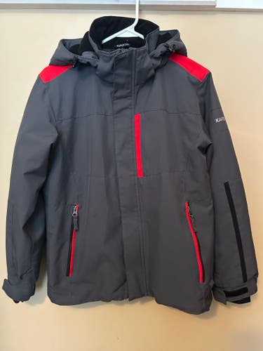 Gray Unisex Youth Size 14 Karbon Ski Jacket (Used)