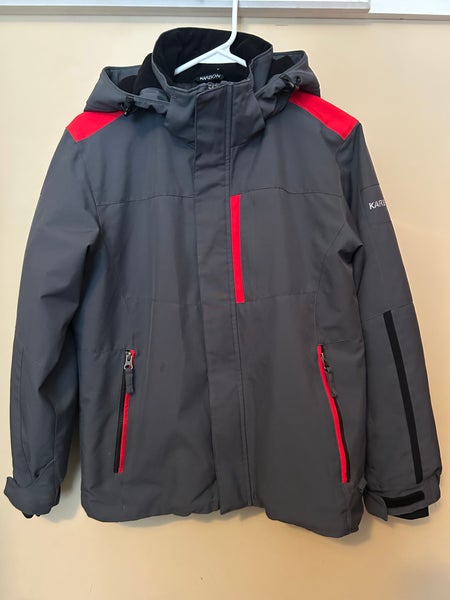 Gray Unisex Youth Size 14 Karbon Ski Jacket (Used)