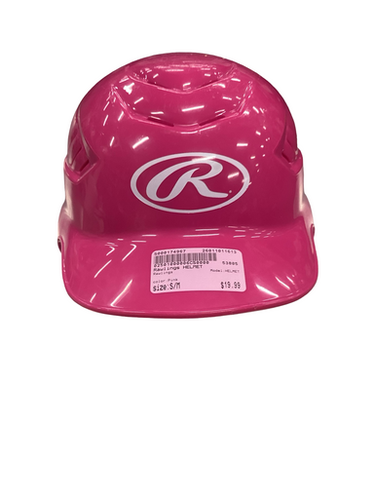 Used Rawlings HELMET Batting Helmet No Mask Pink S/M 11613-S000174967