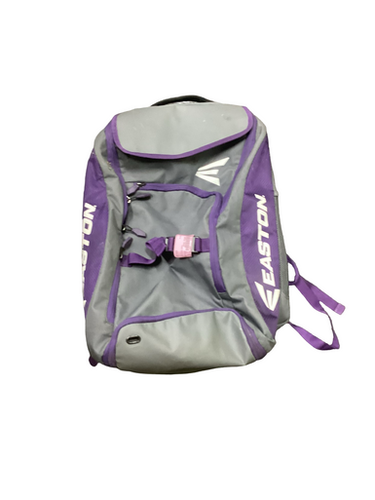 Used Easton BACK PACK BB/SB Player Carry Bag Purple 11613-S000174963