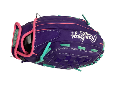 Used Rawlings SURE CATCH BB/SB Glove RH Throw Purple 11 1/2" 11613-S000174957