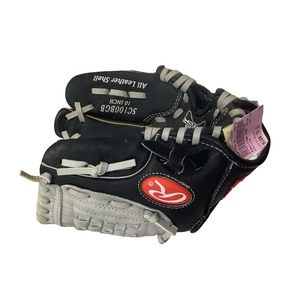 Used Rawlings SURE CATCH BB/SB Glove RH Throw Black 10" 11613-S000174910