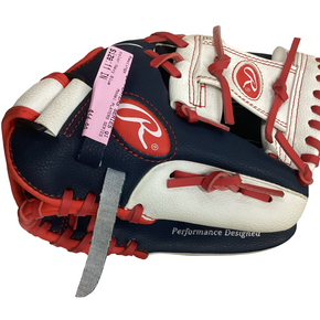 Used Rawlings PLAYERS SERIES BB/SB Glove RH Throw Navy Blue 11" 11613-S000174909