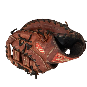 Used Rawlings GOLD GLOVE HEART OF THE HIDE BB/SB First Base RH Throw Brown 12" 11613-S000174889