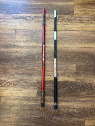 Warrior Diamond and Reebok Goalie Length shafts