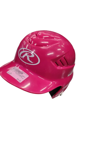 Used Rawlings BATTING HELMET Batting Helmet No Mask Pink S/M 11613-S000174397