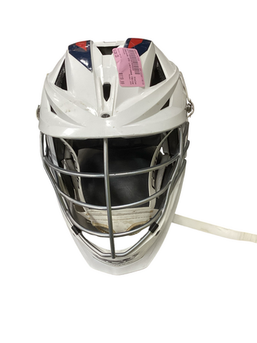 Used Cascade XRS Lacrosse Helmet White One Size 11613-S000173703