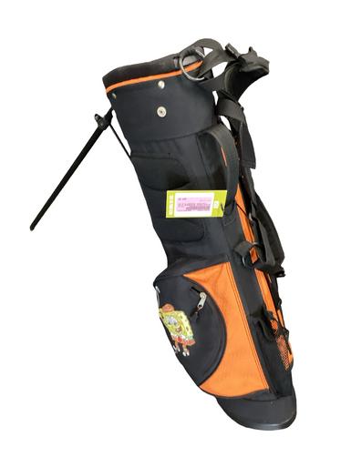 Used NICKELODEON SPONGEBOB STAND BAG Mens Stand Bag Orange 11613-S000174594