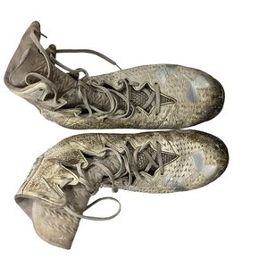 Used Under Armour LAX Cleats Mens White Senior 11.5 11613-S000174630