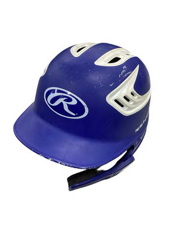 Used Rawlings R16J-R1 Batting Helmet w/Mask Royal Blue One Size 11613-S000173351