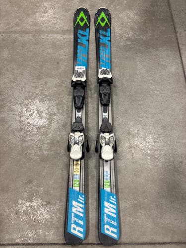 Volkl RTM Jr 120 cm Skis With Marker 4.5 Bindings (Used)