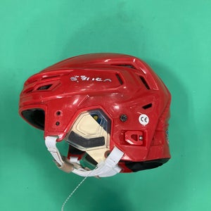 Red Large Bauer Re-Akt 150 Helmet (Used)