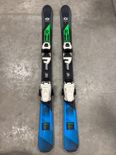 Volkl RTM Jr 110 cm Skis With Marker 4.5 Bindings (Used)