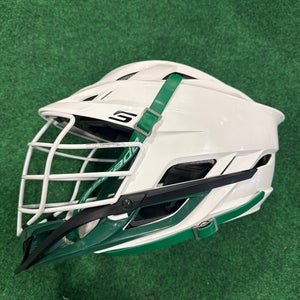 White & Green Adult Cascade S Helmet (Used) | OSFM