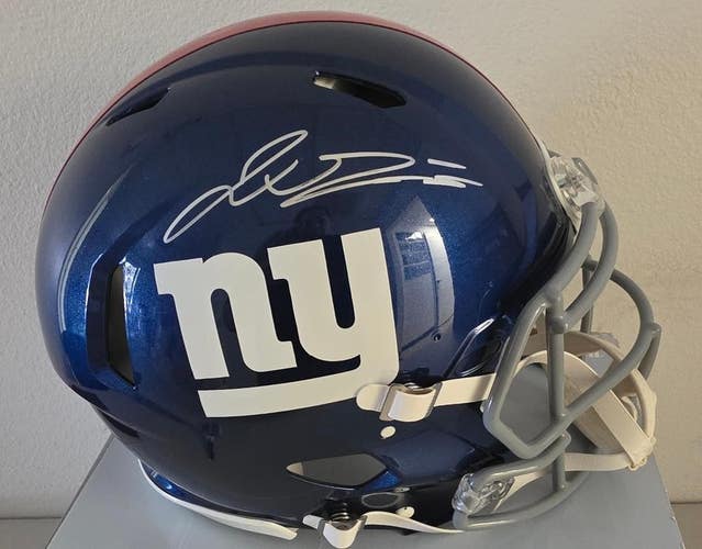 Giants JAXSON DART Autograph Auto Signed Riddell Speed Authentic Helmet COA