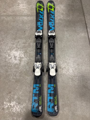 Volkl RTM Jr 120 cm Skis With Marker 4.5 Bindings (Used)
