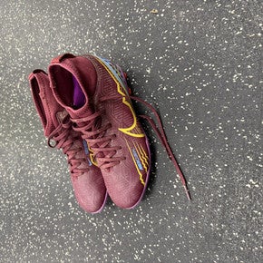 Used Nike MERCURIAL Soccer Cleats Maroon Junior 04.5 11849-S000035543