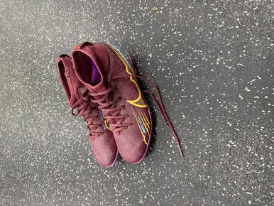 Used Nike MERCURIAL Soccer Cleats Maroon Junior 04.5 11849-S000035543