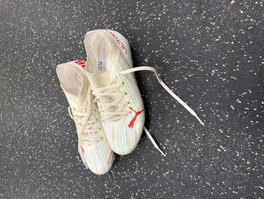 Used Puma Soccer Cleats White Junior 05 11849-S000035542