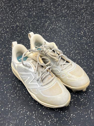 Used New Balance VELO V4 BB/SB Cleats White Senior 7 11849-S000035533