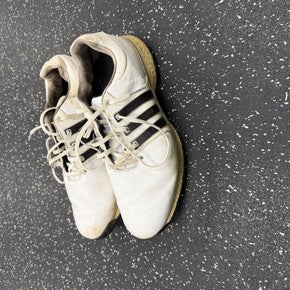 Used Adidas Mens Golf Shoes White Senior 11.5 11849-S000035523