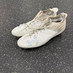 Used Under Armour Adult FB Cleats White Senior 13 11849-S000035592