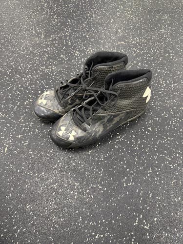 Used Under Armour BB CLEATS BB/SB Cleats Black Junior 03 11849-S000035589